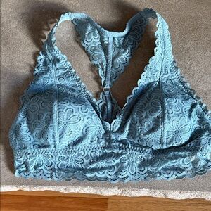 Gilly Hicks Light Blue Lace Bralette